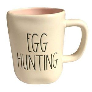Rae Dunn Artisan Collection Egg Hunting Coffee Cup Mug Pink Country Farmhouse